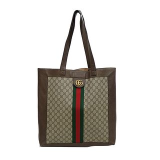 Gucci Monogrammed Ophidia Tote Shoulder Bag