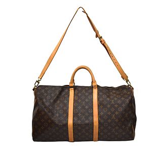 Louis Vuitton 55 Keepall Bandouliere Travel Bag