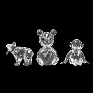 Three (3) Swarovski Crystal Figurines