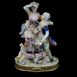 Continental Meissen Style Group