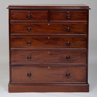Large American Victorian Mahogany Chest of Drawers