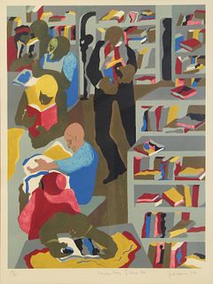JACOB LAWRENCE (AFRICAN-AMERICAN, 1917-2000).