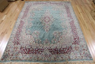 Vintage And Finely Hand Woven Kerman Roomsize