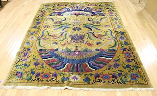 Art Deco And Finely Woven Chinese Carpet.
