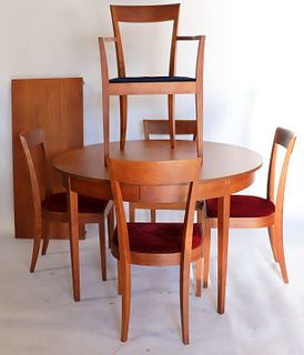 Thomas Moser Dining Table And 5 Chairs