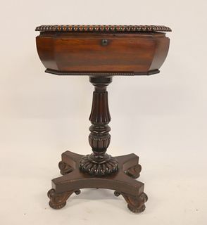 Regency Rosewood Sewing Stand.