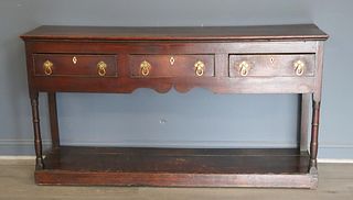 Antique Oak Welsh Sideboard.