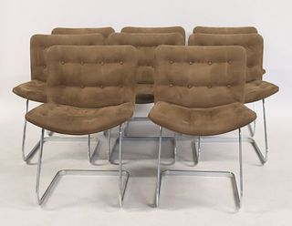8 Midcentury Robert Haussman For Stendig Chairs.