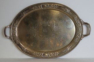 STERLING. International Sterling Charmont Tray.