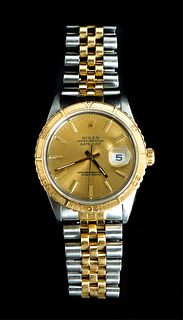 Men's Rolex Datejust Steel 18K Yellow Gold Watch