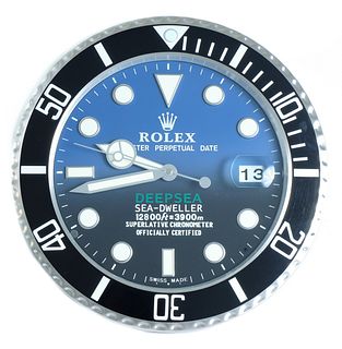 Rolex Deepsea Sea-Dweller Dealers Wall Clock
