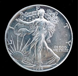 1986 $1 American Eagle 1 oz Silver Dollar Coin