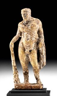 Fine Roman Bone Standing Figure Hercules