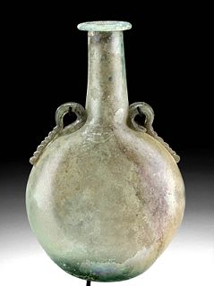 Roman Glass Lentoid / Pilgrim Flask