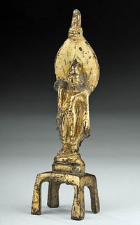 Chinese Tang Gilt Bronze Avalokitesvara, ex-Christie's