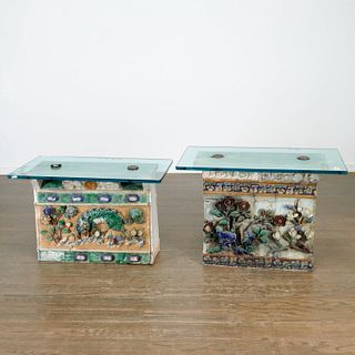 (2) large Chinese architectural element tables