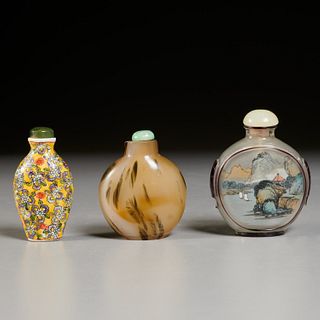 (3) Chinese snuff bottles