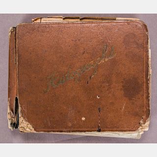 An Autograph Book of 111 Signatures from Various Celebrities in Sports, Politics, Actors, Authors and Historically Significant Individuals, ca. 1940s.