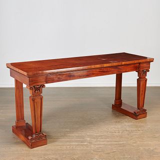 William IV mahogany serving table or console