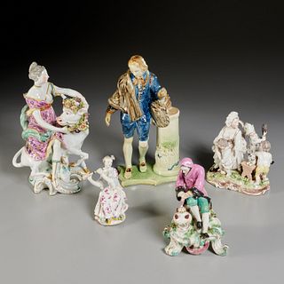18th c. English & German ceramic figures