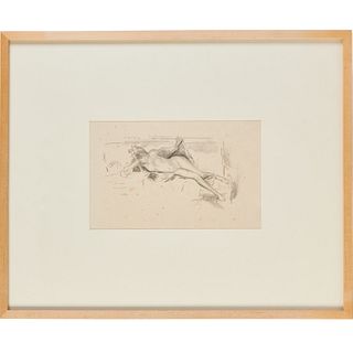 James A.M. Whistler, b/w lithograph, 1893
