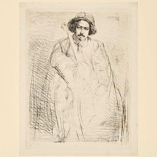 James A.M. Whistler, Thames Set etching #8, 1861