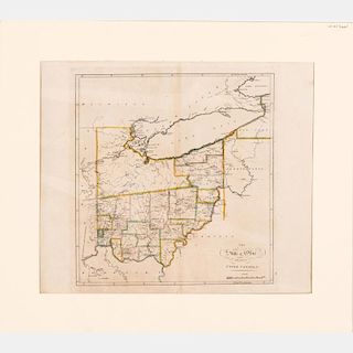 Carey, Mathew (1760-1839). The State of Ohio with Part of Upper Canada, &c., ca. 1814.