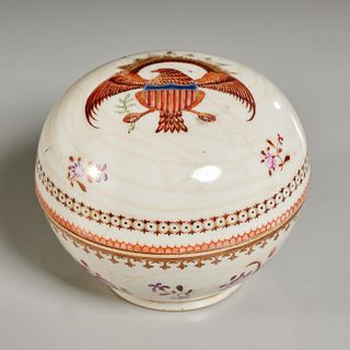 Chinese Export American Market eagle jar