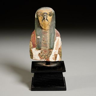 Ancient Egyptian funerary figure of Qebehsenuef