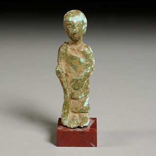 Ancient Iberian bronze male figure