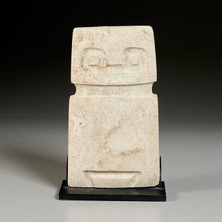 Valdivia anthropomorphic carved stone idol