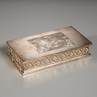 Tiffany & Co. Moorish style silver box