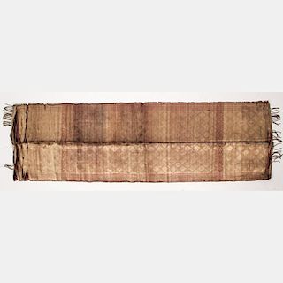 A Balinese Silk Songket, Malaysia, 19th Century.