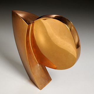 Leslie Thornton, bronze sculpture, 1973