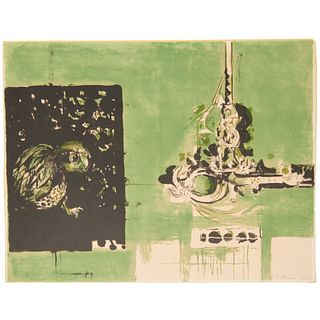 Graham Sutherland, two-color lithograph, 1957