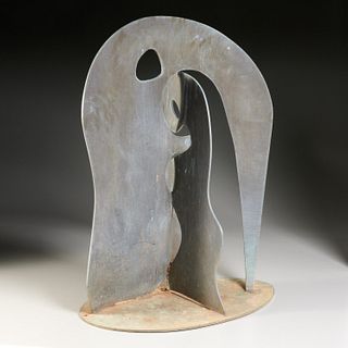 Joan Miro (manner), bronze sculpture, 1970