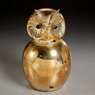 Large Italian Modern owl humidor