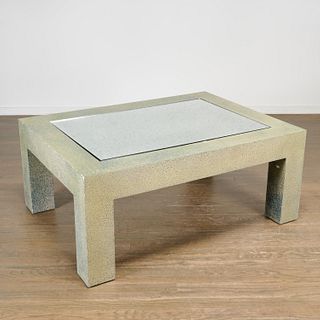 Juan Pablo Molyneux, faux shagreen coffee table