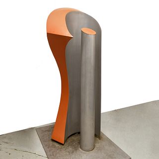 Leslie Thornton, aluminum outdoor sculpture