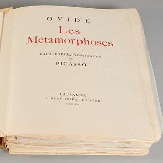 [Picasso] Les Metamorphoses, 1931, ltd. ed.