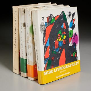 Joan Miro Lithographs, Vols I, II, III and IV