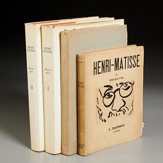 Henri Matisse, (4) vols incl. catalogue raisonne