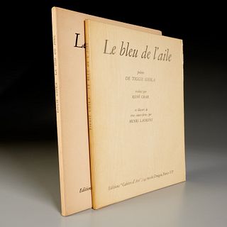 [Villon, Laurens] Tiggie Ghika, (2) vols, signed