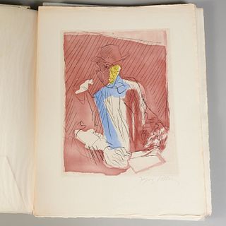 Eloge de Jacques Villon, with signed etchings