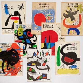 [Joan Miro] Derriere le Miroir (8) vols., 1 signed