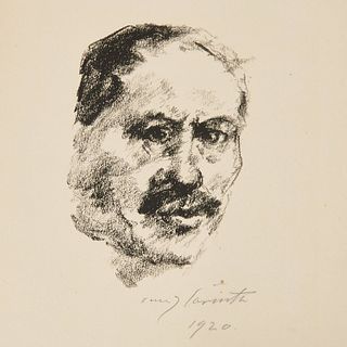 Lovis Corinth, lithograph, 1920