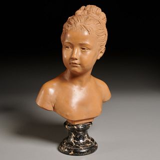 Jean-Antoine Houdon (after), terracotta bust