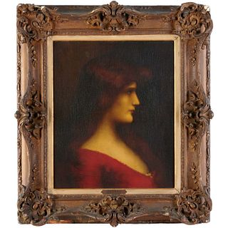 Jean-Jacques Henner (attrib), oil on canvas