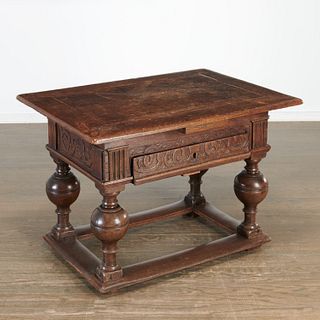 Dutch Baroque oak tavern table