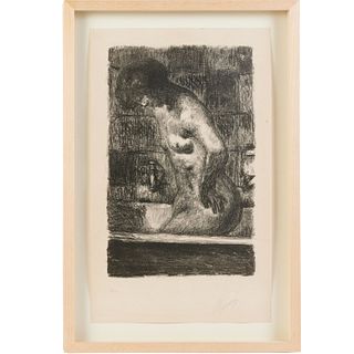 Pierre Bonnard, lithograph, 1925